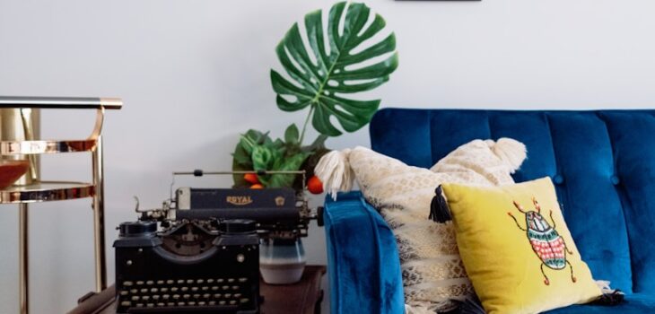The Jean-ius Throw Pillow - Carpet Denim