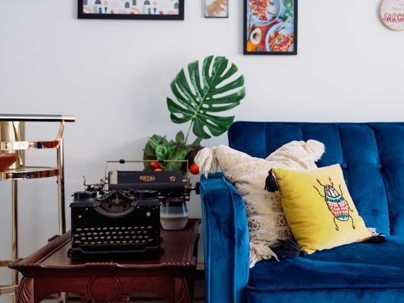 The Jean-ius Throw Pillow - Carpet Denim