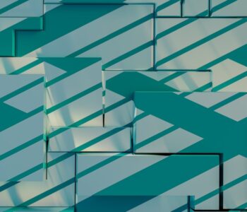 The Pocket Square Coaster Set - Carpet Denim